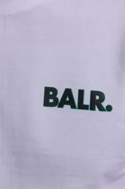 Heren BALR. T-Shirts*Olaf Straight Success T-Shirt Bright White/Jet Black