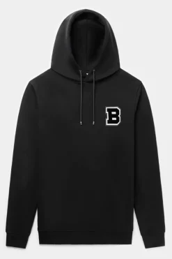 Heren BALR. Hoodies*Olaf Straight Trophy Hoodie Jet Black