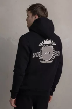 Heren BALR. Hoodies*Olaf Straight Trophy Hoodie Jet Black