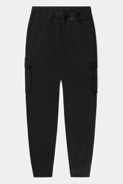 Heren BALR. Broek*Q-Cargo Lux Slim Sweatpants Jet Black
