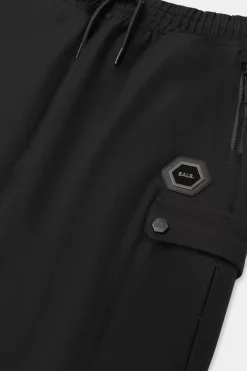 Heren BALR. Broek*Q-Cargo Lux Slim Sweatpants Jet Black