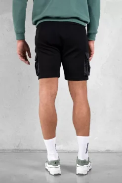 Heren BALR. Shorts*Q-Cargo Series Sweat Shorts Jet Black