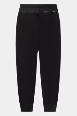 Heren BALR. Broek*Q-Colour Block Series Slim Classic Sweatpants Jet Black/Asphalt