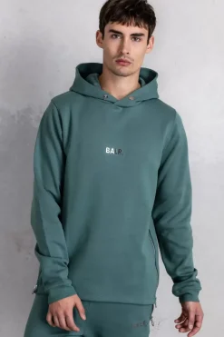 Heren BALR. Hoodies*Q-Series Straight Classic Hoodie Dark Forest