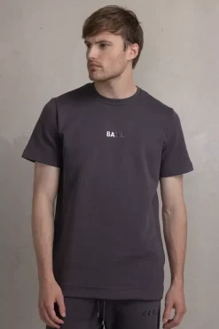 Heren BALR. T-Shirts*Q-Series Straight T-Shirt Asphalt