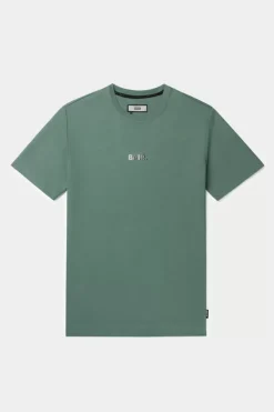 Heren BALR. T-Shirts*Q-Series Straight T-Shirt Dark Forest