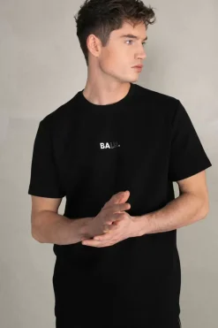 Heren BALR. T-Shirts*Q-Series Straight T-Shirt Jet Black