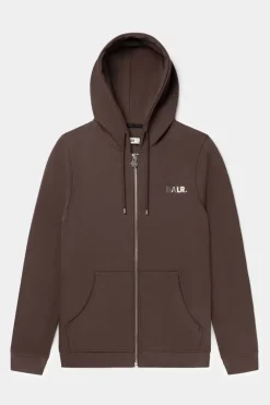 Heren BALR. Sweatshirts*Q-Series Straight Zip Thru Hoodie Renewed Java