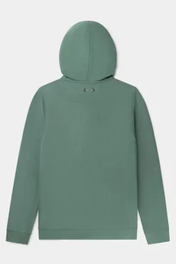 Heren BALR. Sweatshirts*Q-Series Straight Zip Thru Hoodie Renewed Dark Forest