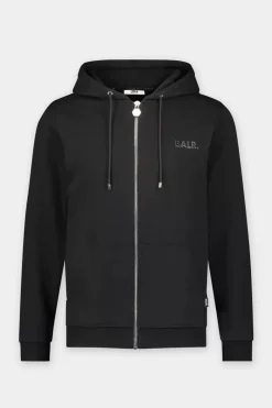 Heren BALR. Sweatshirts*Q-Series Straight Zipped Hoodie Men Black