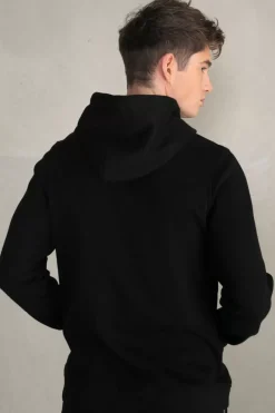 Heren BALR. Sweatshirts*Q-Series Straight Zipped Hoodie Men Black