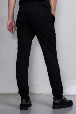 Heren BALR. Broek*Regular Gold Emblem Jogger Jet Black