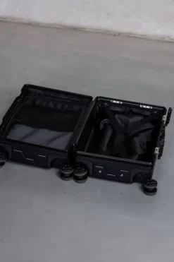 Heren BALR. Tassen & Reizen*Romeo Embossed Hexagon Suitcase Jet Black