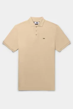 Heren BALR. Polo'S*Sebastian Metal Brand Slim Polo Irish Cream