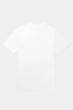 Heren BALR. T-Shirts*Sebastian Slim H2S Half Track T-Shirt Bright White