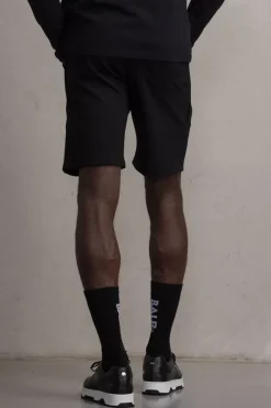 Heren BALR. Shorts*Tony Regular Panel Sweat Shorts Jet Black