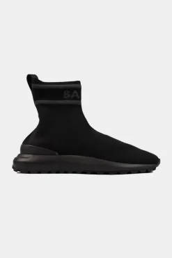 Heren BALR. Sneakers*X6 Logo Sock Sneaker Jet Black